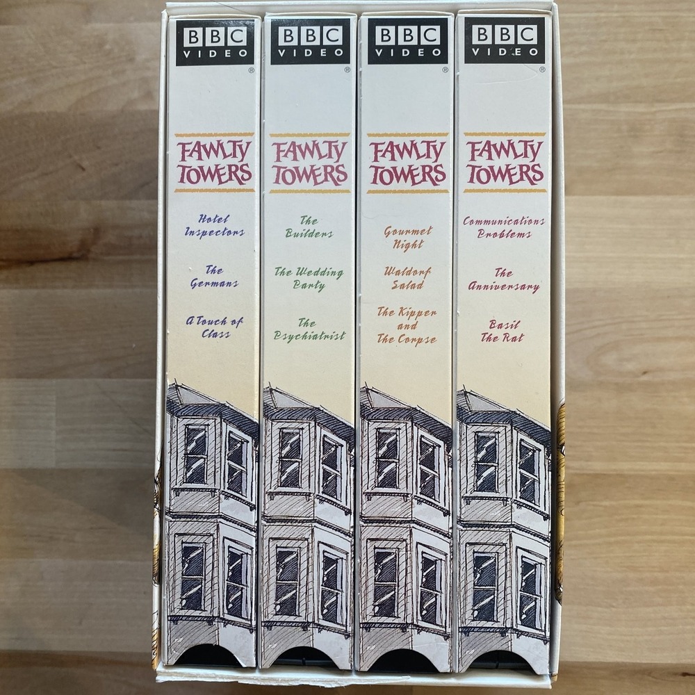 Fawlty Towers VHS 1999 Comedy Complete Collection‎ John Cleese BBC Video